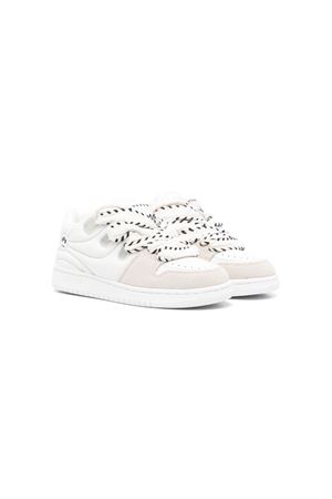 sneakers in pelle bianco BARROW KIDS | F4BKJUSN148002